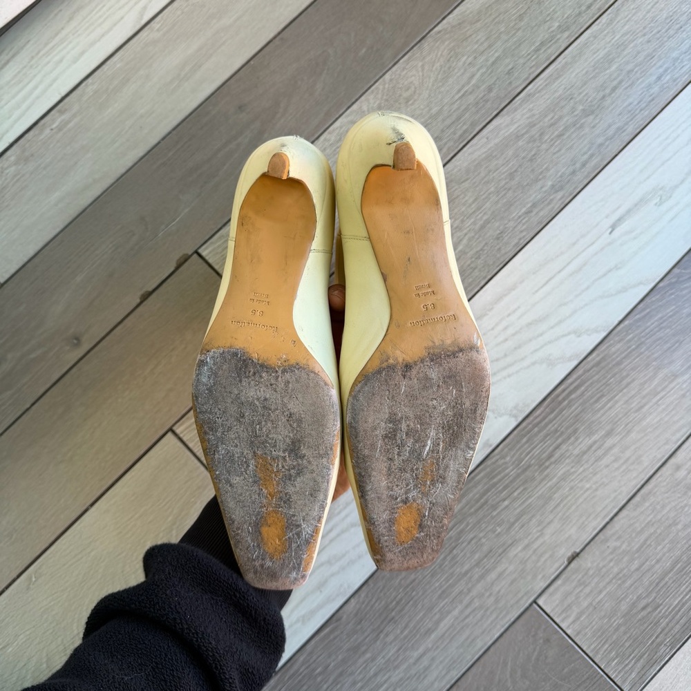 Reformation Ramona Cream Ankle Booties - Picture 9 of 12